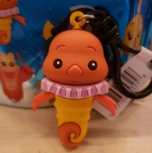 Disney Sea Creatures Keychain Series 34 Little Mermaid Ariel Seahorse Herald